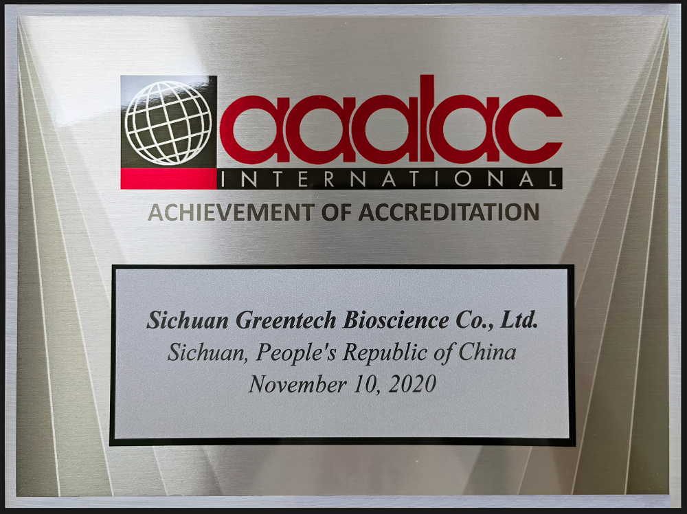 AAALAC accreditation - Greentech Bioscience